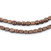 Rounded Rectangle Antiqued Copper Beads (4x3mm)