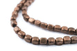 Rounded Rectangle Antiqued Copper Beads (4x3mm) - The Bead Chest
