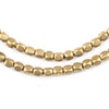 Rounded Rectangle Brass Beads (4x3mm)