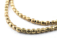 Rounded Rectangle Brass Beads (3x2.5mm) - The Bead Chest