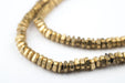 Brass Triangle Heishi Beads (4mm) - The Bead Chest