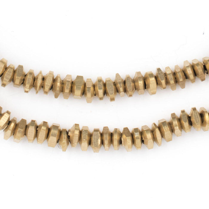 Brass Triangle Heishi Beads (5mm) - The Bead Chest