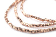 Copper Diamond Cut Beads (3mm) - The Bead Chest
