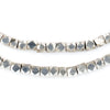 Silver Diamond Cut Beads (4.5mm)