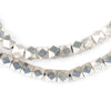 Silver Diamond Cut Beads (6mm)