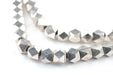 Silver Diamond Cut Beads (6mm) - The Bead Chest
