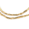 Brass Cube Beads (2mm)