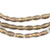 Folded Brass Tube Ethiopian Beads (8x5mm)