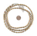 Folded Brass Tube Ethiopian Beads (8x5mm) - The Bead Chest