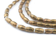 Folded Brass Tube Ethiopian Beads (8x5mm) - The Bead Chest