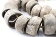 Rustic Grey Bone Beads (Ring) - The Bead Chest