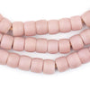Pink Padre Prosser Button Beads (9mm) (Long Strand)