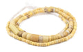 Yellow Ancient Djenne Nila Glass Beads - The Bead Chest
