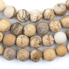 Round Matte Picture Jasper Beads (8mm)
