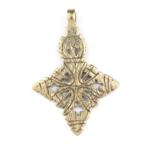 Brass Ethiopian Coptic Cross (60x40mm) - The Bead Chest