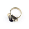 Circular Stone Inlaid Tuareg Ring