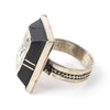 Inlaid Ebony Wood Tuareg Ring