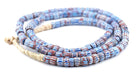 Awalleh White Chevron Trade Beads (Long Strand) - The Bead Chest