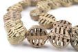 Striped Circular Brass Filigree Beads - The Bead Chest