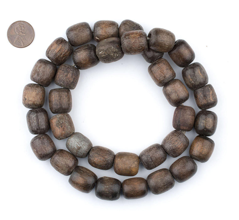 Vintage Ethiopian Wooden Prayer Beads (Antique) - The Bead Chest