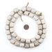 Vintage Ethiopian Wooden Prayer Beads (White) - The Bead Chest