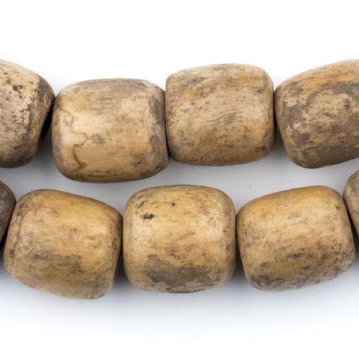 Vintage Ethiopian Wooden Prayer Beads (Natural) - The Bead Chest