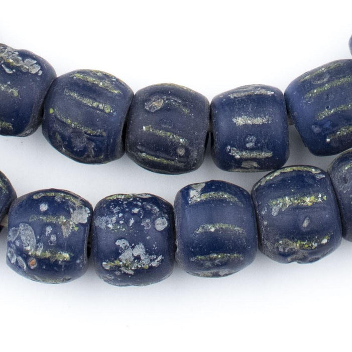 Buried Blue Venetian Trade Beads - The Bead Chest