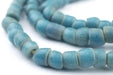 Vintage Turquoise Teal Glass Beads (9mm) - The Bead Chest