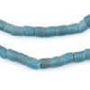 Vintage Turquoise Teal Glass Beads (6mm)