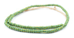 Green & Yellow Chevron Beads (5mm) - The Bead Chest