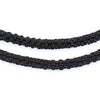 Black Star Glass Snake Beads