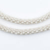 White Star Snake Beads