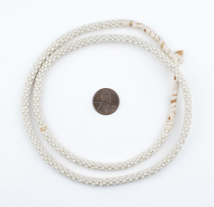 White Star Snake Beads - The Bead Chest