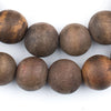Vintage Ethiopian Wooden Prayer Beads (Round)