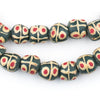 Tic-Tac-Toe Style Round Krobo Beads