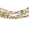 Gold Color Mini-Cube Beads (2mm)