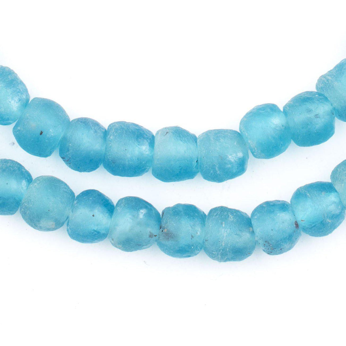 Sapphire Recycled Glass Beads (9mm) — The Bead Chest