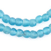 Sapphire Recycled Glass Beads (9mm)