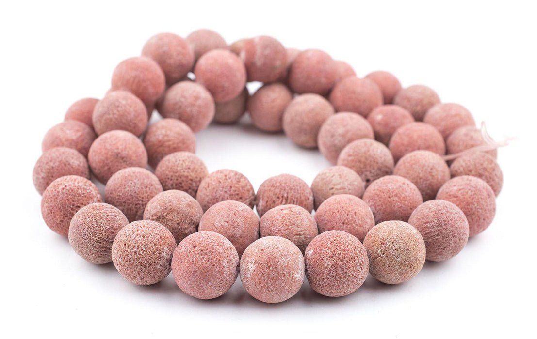 Round Sponge Coral Beads (25 Pack) - The Bead Chest