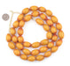 Sunrise Oval Kenya Amber Resin Beads (22x15mm) - The Bead Chest