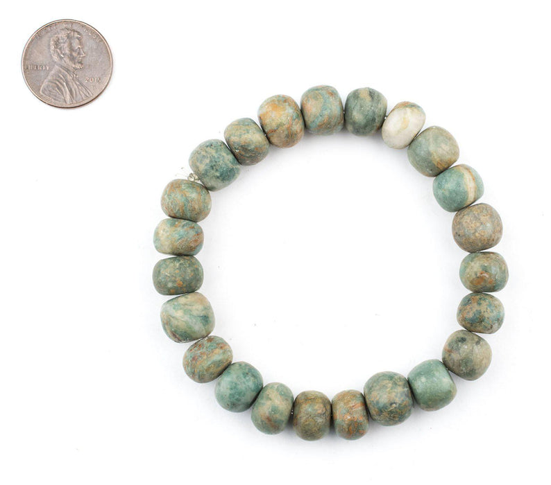 Natural Mayan Jade Bracelet (10mm) - The Bead Chest