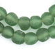 Sea Green Recycled Glass Beads (14mm) - The Bead Chest