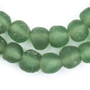 Sea Green Recycled Glass Beads (14mm)