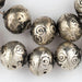 Ethiopian Round Eye Silver Beads (16mm) - The Bead Chest