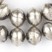Round Striped Ethiopian Hollow Silver Beads - The Bead Chest