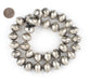Round Striped Ethiopian Hollow Silver Beads - The Bead Chest