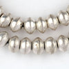 Mali-Style Ethiopian Silver Saucer Beads (12mm)