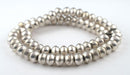 Mali-Style Ethiopian Silver Saucer Beads (12mm) - The Bead Chest