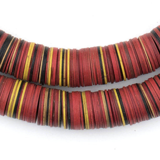 Vintage Mixed Vinyl Phono Record Beads (12mm) - The Bead Chest