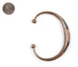Engraved Tuareg Copper Cuff Bracelet - The Bead Chest